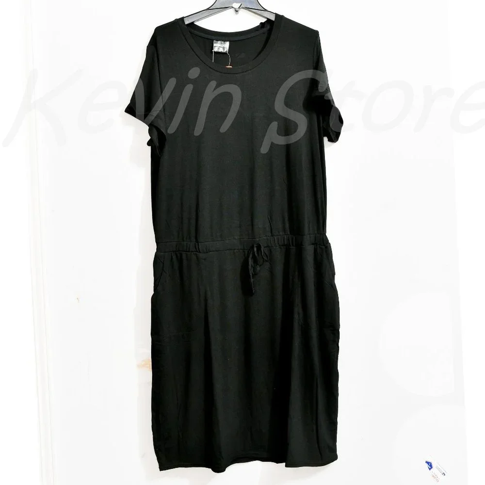 NWT  32 Degrees‎ Ladies' Soft Lux Dress BLACK